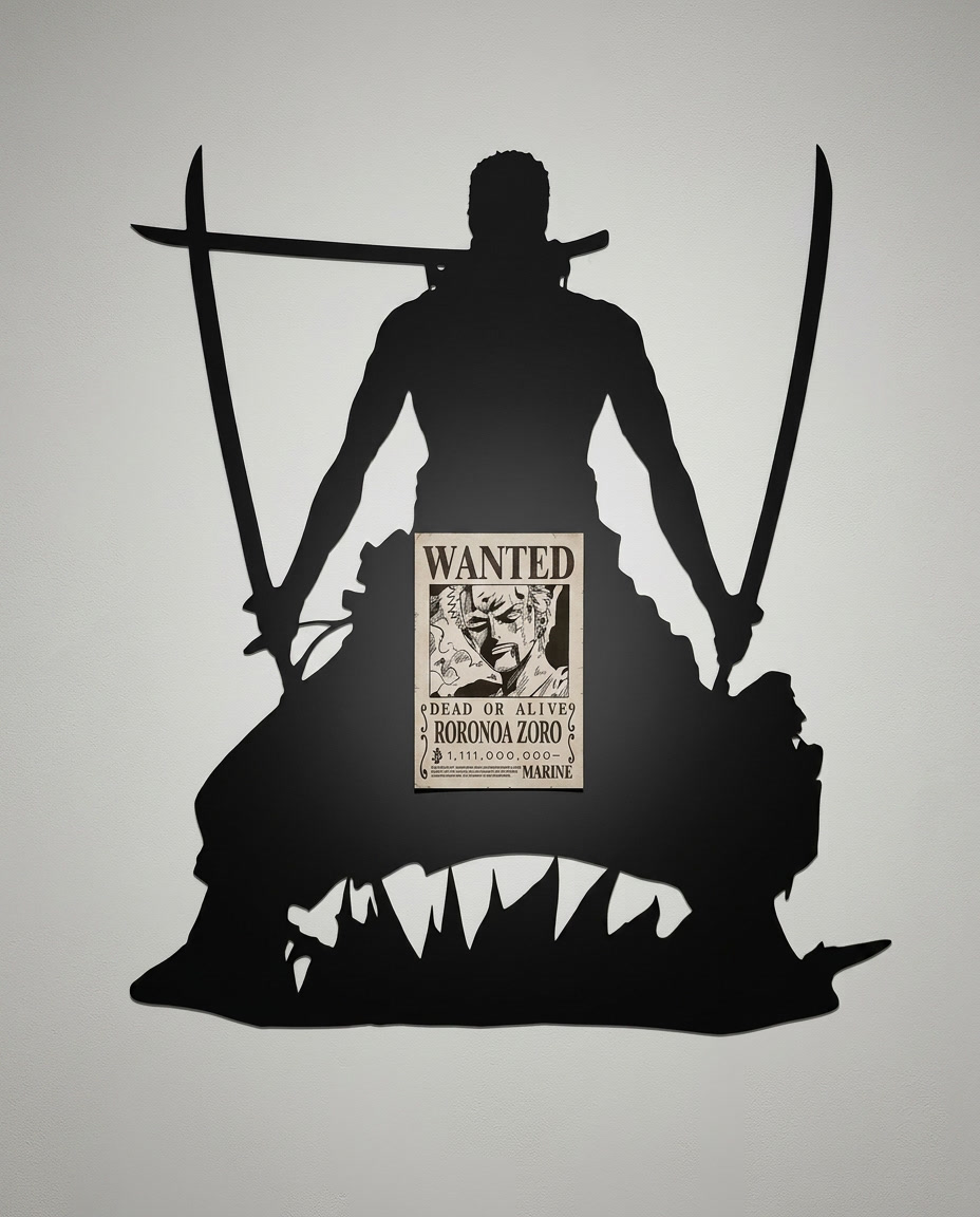 Zoro Wall Lamp Figure