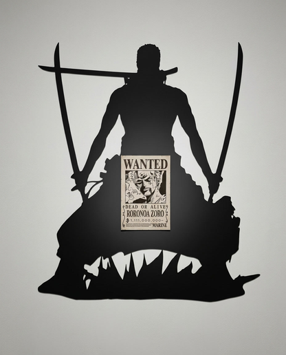 Zoro Wall Lamp Figure